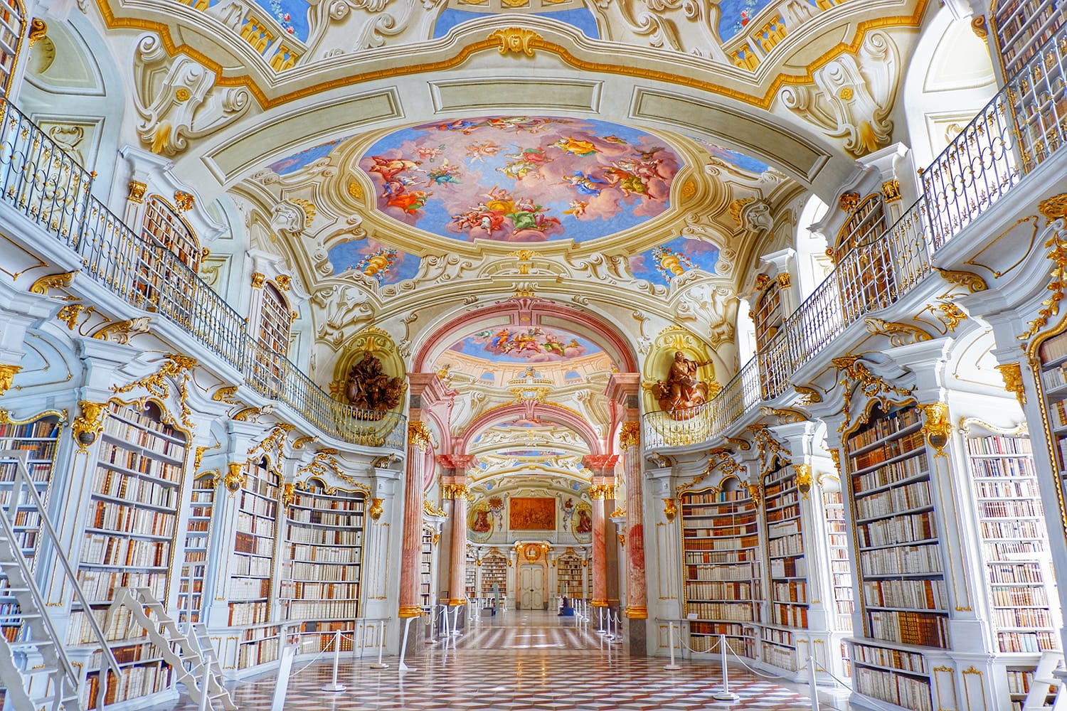 The Library of the Benedictine Monastery in Admont, Austria