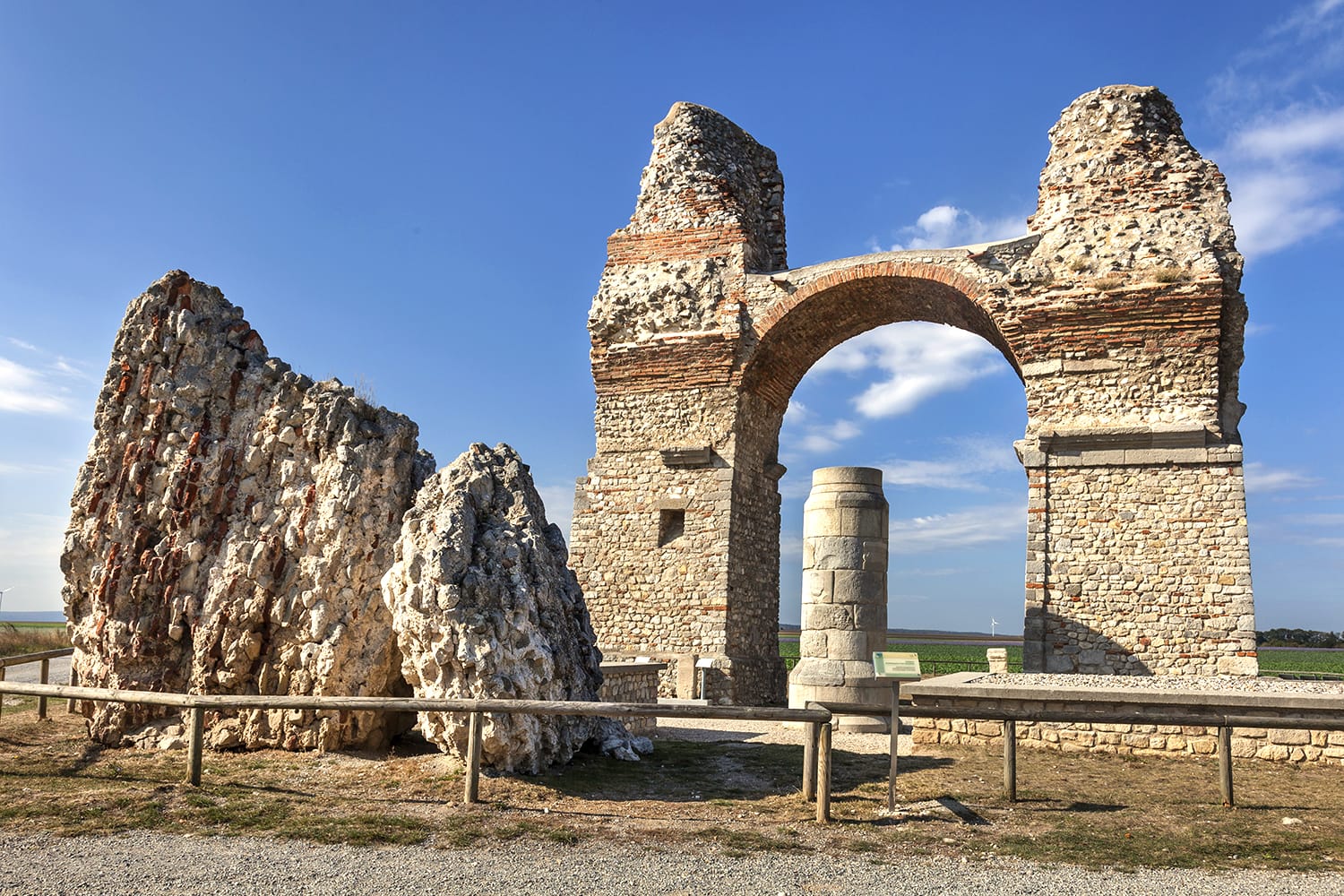 Heidentor, roman triumphal arch in Carnuntum, Austria