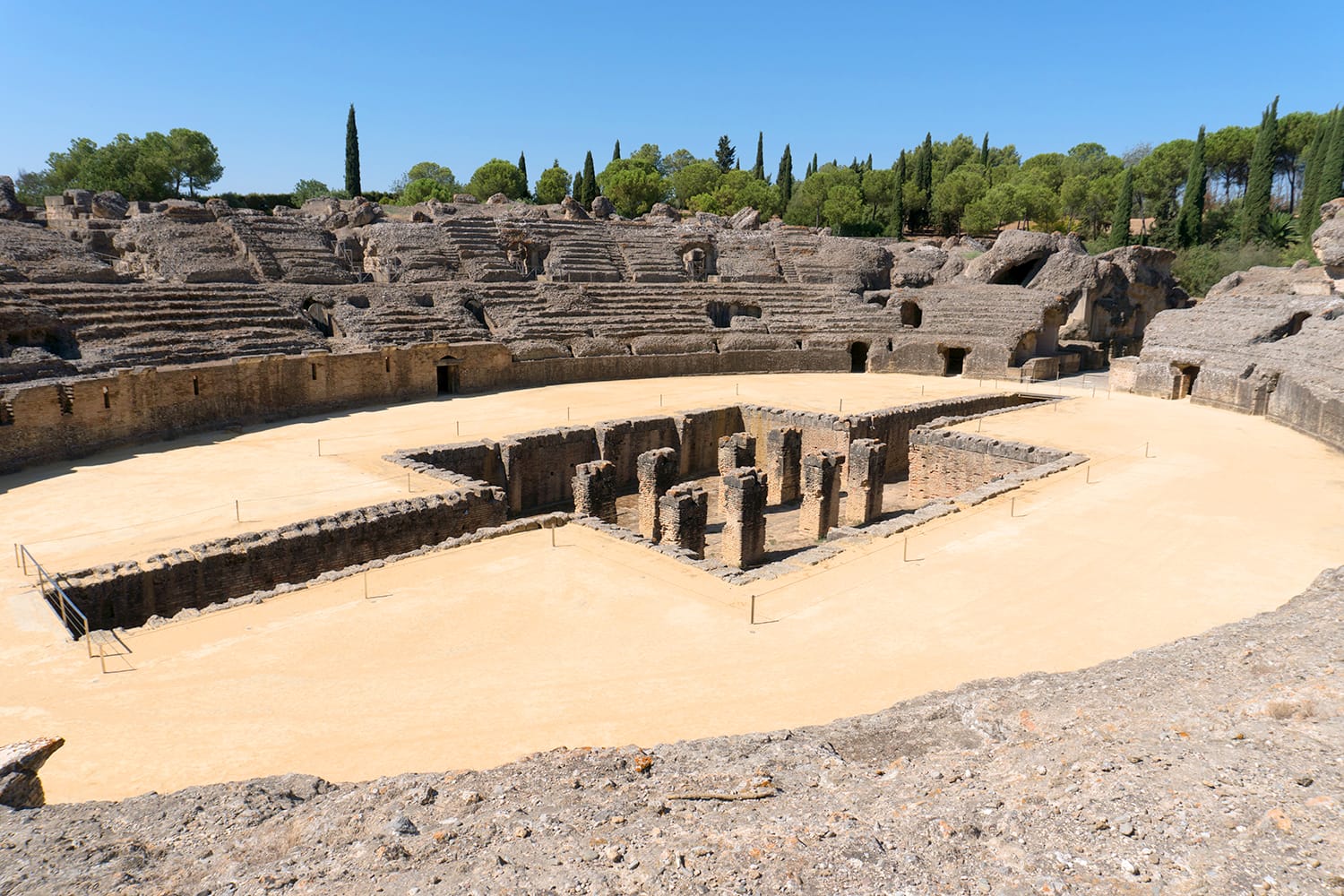 Roman Amphitheater Italica Spain