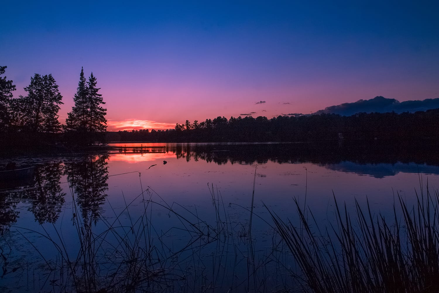 Ηλιοβασίλεμα στο Bobcaygeon, Καναδάς
