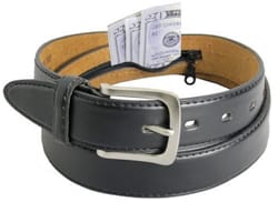 LeatherBoss Men's Leather Money Belt