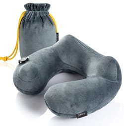 PUREFLY Inflatable Travel Neck Pillow