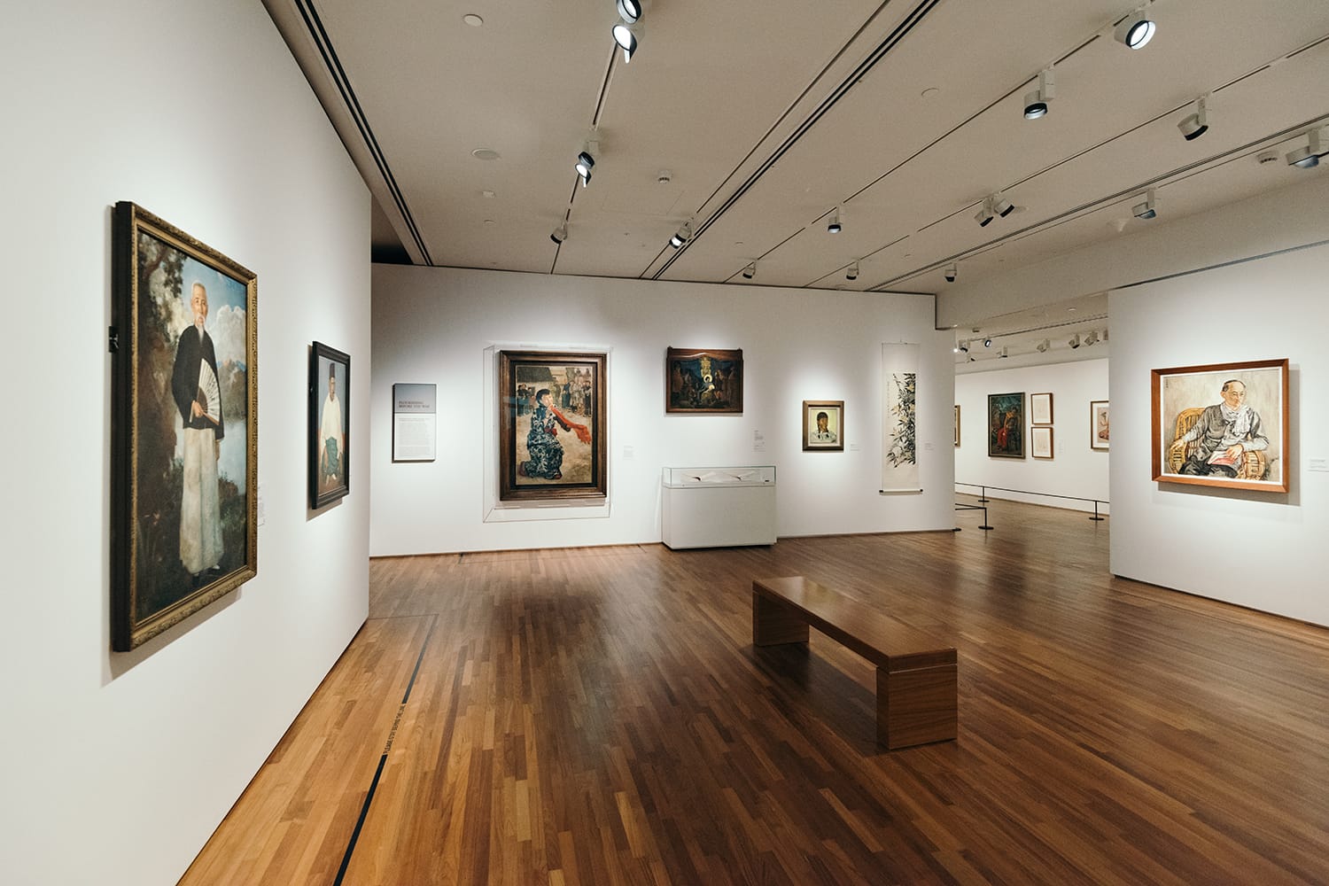 Inside of The National Gallery Singapore