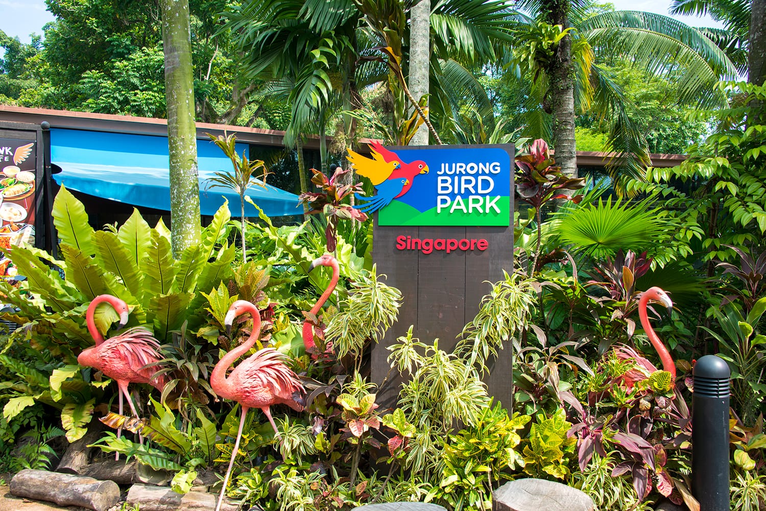 Entrance to Jurong Bird Park in Singapore