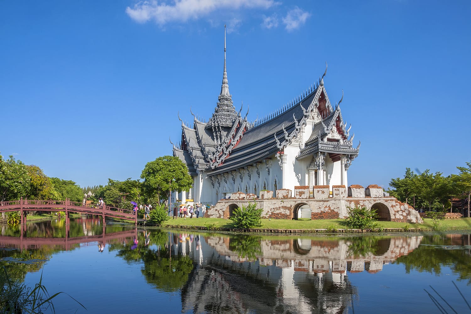 Sanphet Prasat Palace in Samut Prakan, Thailand