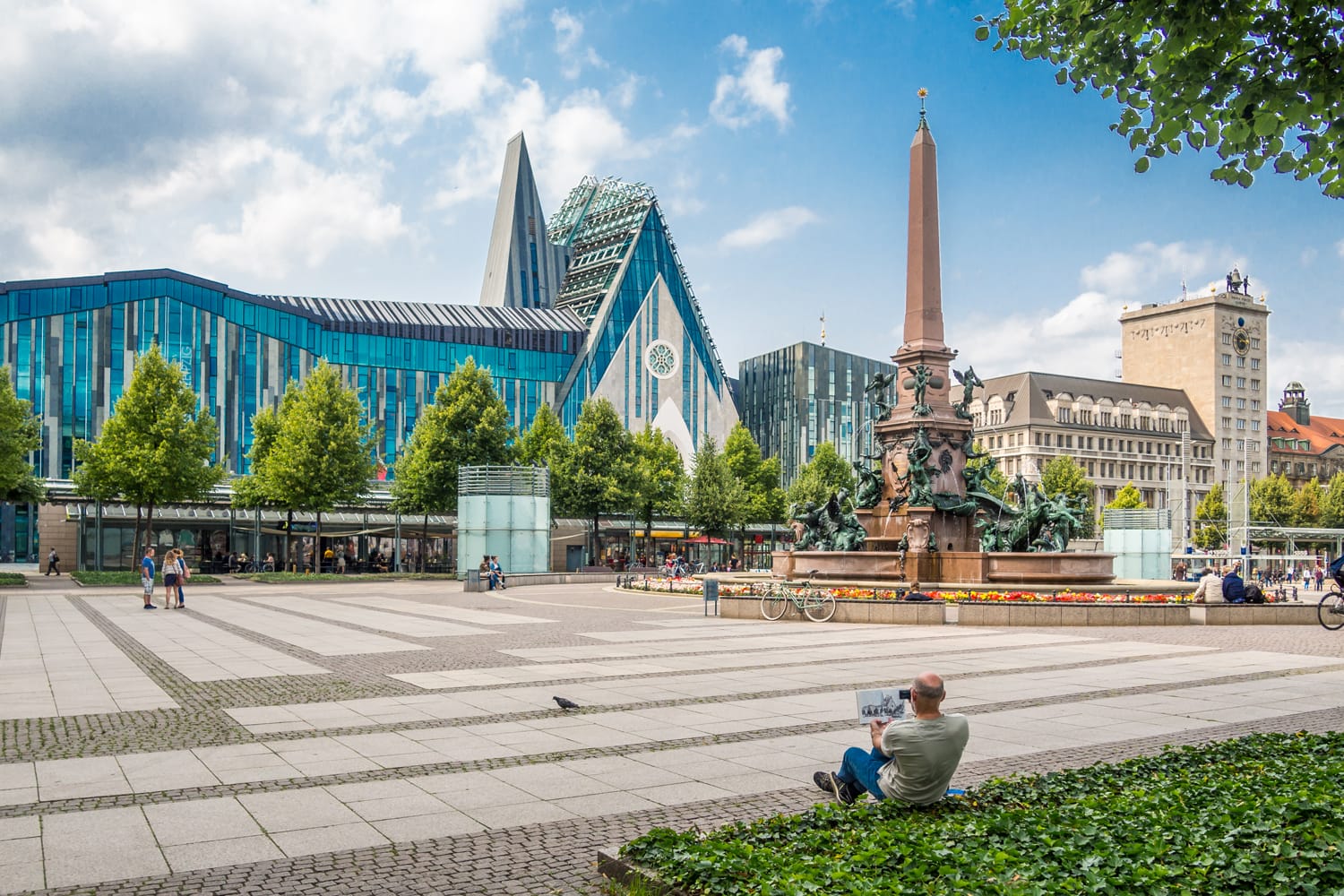 Augustusplatz in Leipzig, Germany