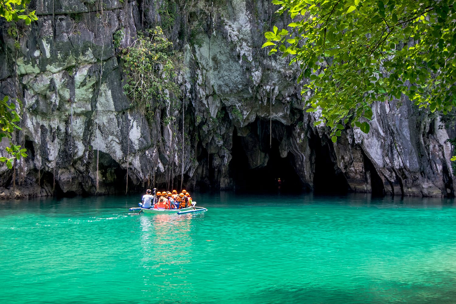 Puerto Princesa Subterranean River National Park in Palawan, Philippines
