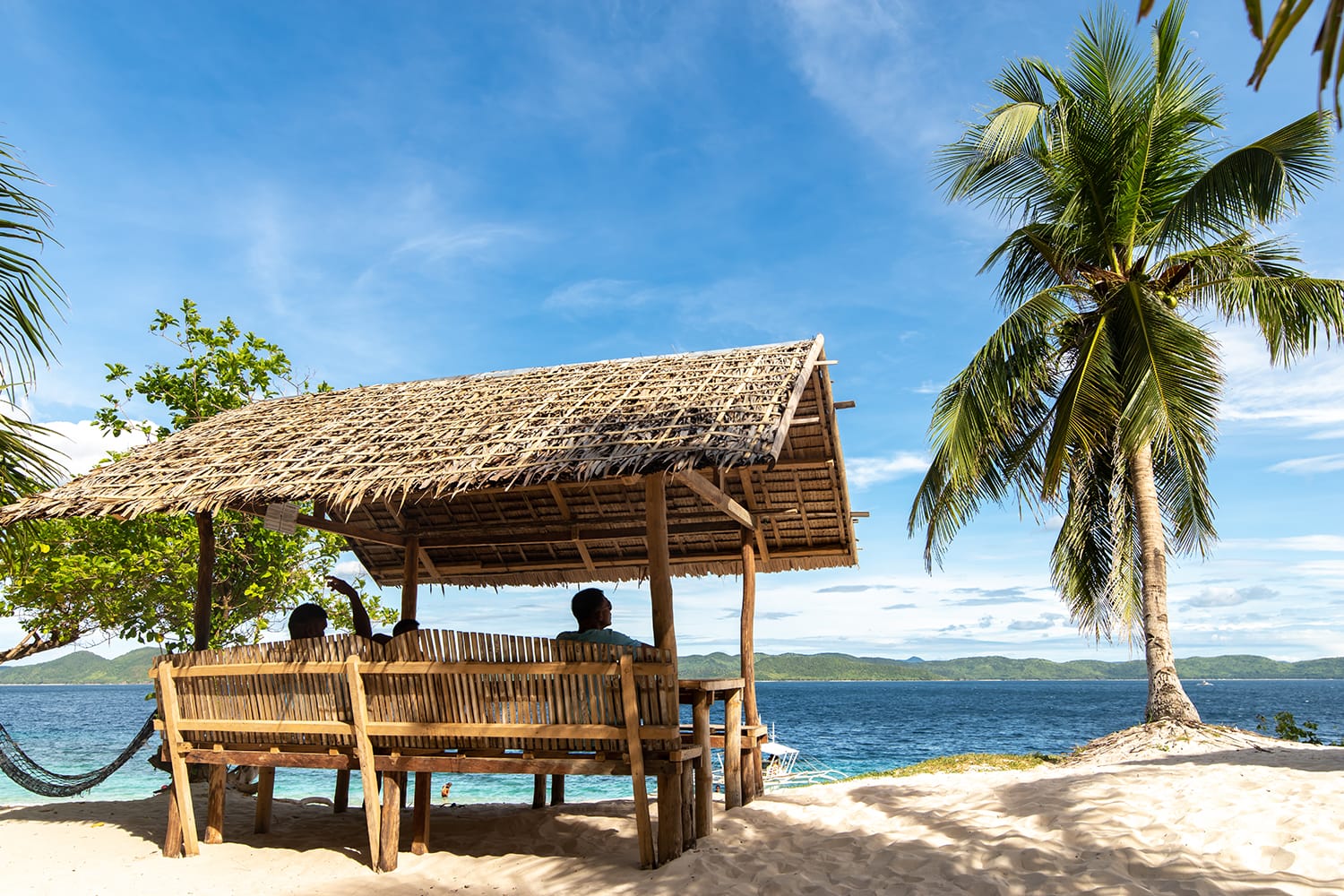 Όμορφη θέα στο Black Island, Coron, Palawan, Φιλιππίνες