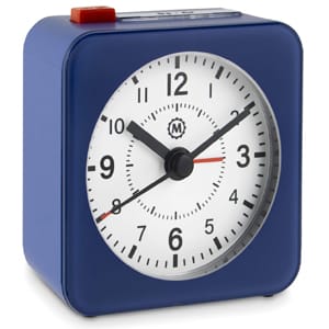 Marathon CL030065BL-WH2 Mini Travel Alarm Clock
