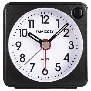 FAMICOZY Mini Size Alarm Clock