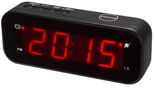 KWANWA Small Digital Alarm Clock for Travel