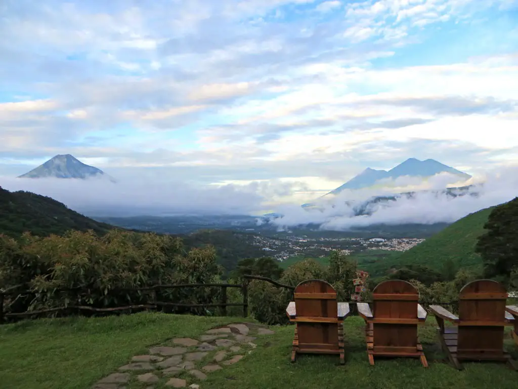 Άποψη από το Earth Lodge στη Γουατεμάλα