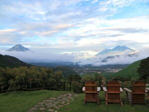 View from the Earth Lodge in Guatemala