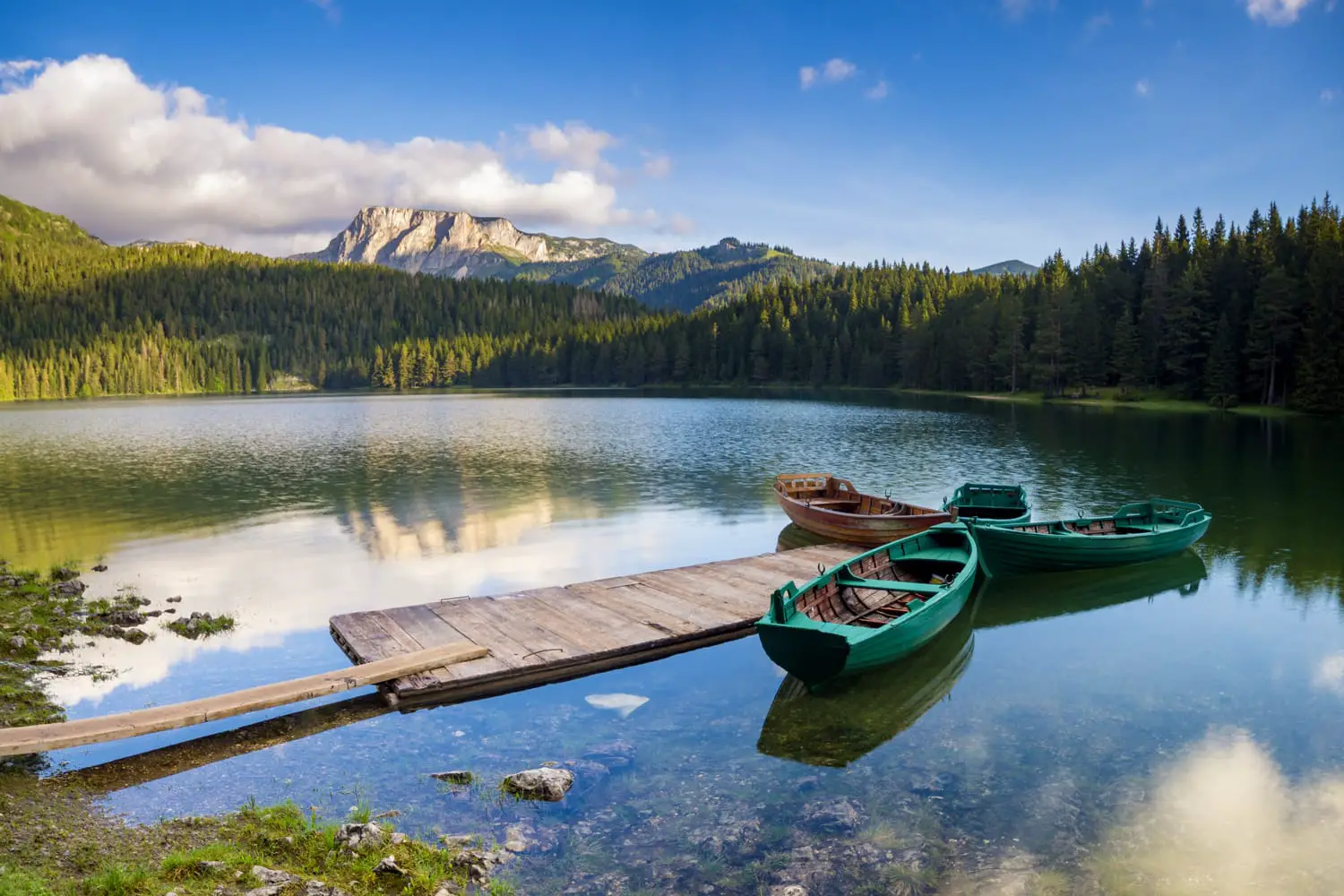 Black Lake in the national park Durmitor in Montenegro