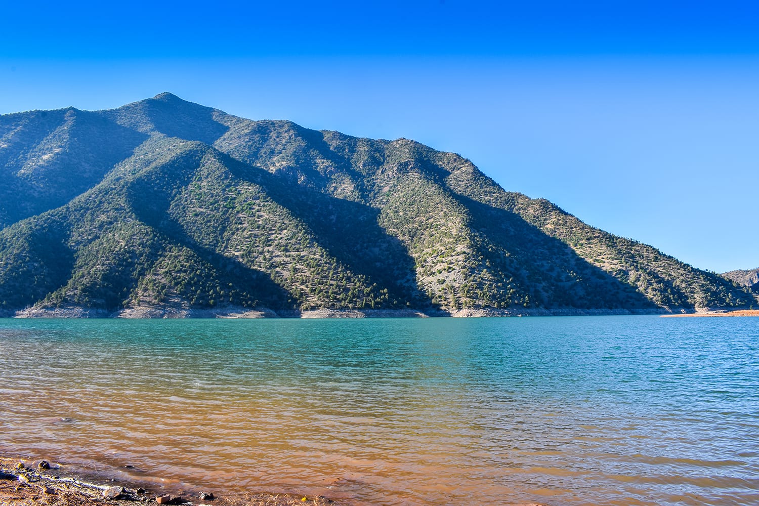 Panoramic View of Ouirgane Lake in Morocco