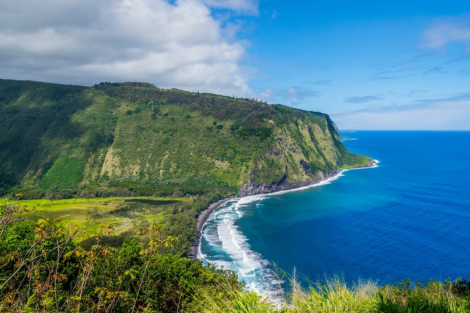 Waipio Lookout on the Big Island in Hawaii, USA