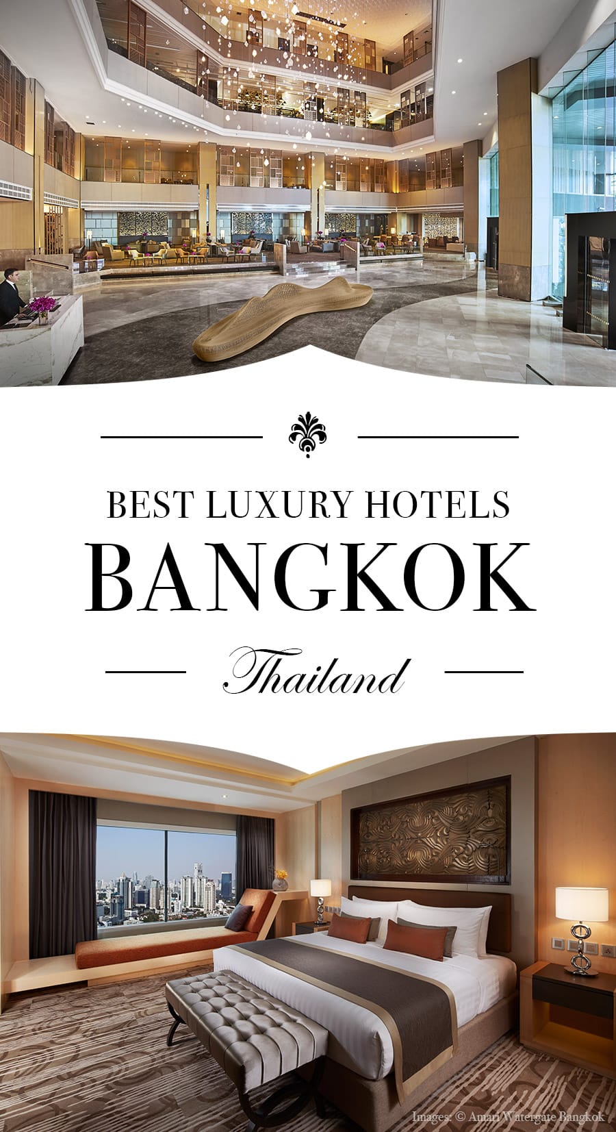 Τα καλύτερα πολυτελή ξενοδοχεία στην Μπανγκόκ Ταϊλάνδη. Εικόνες: © Amari Watergate Bangkok