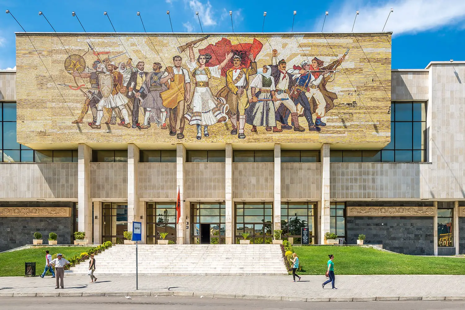 National history museum in Tirana, Albania