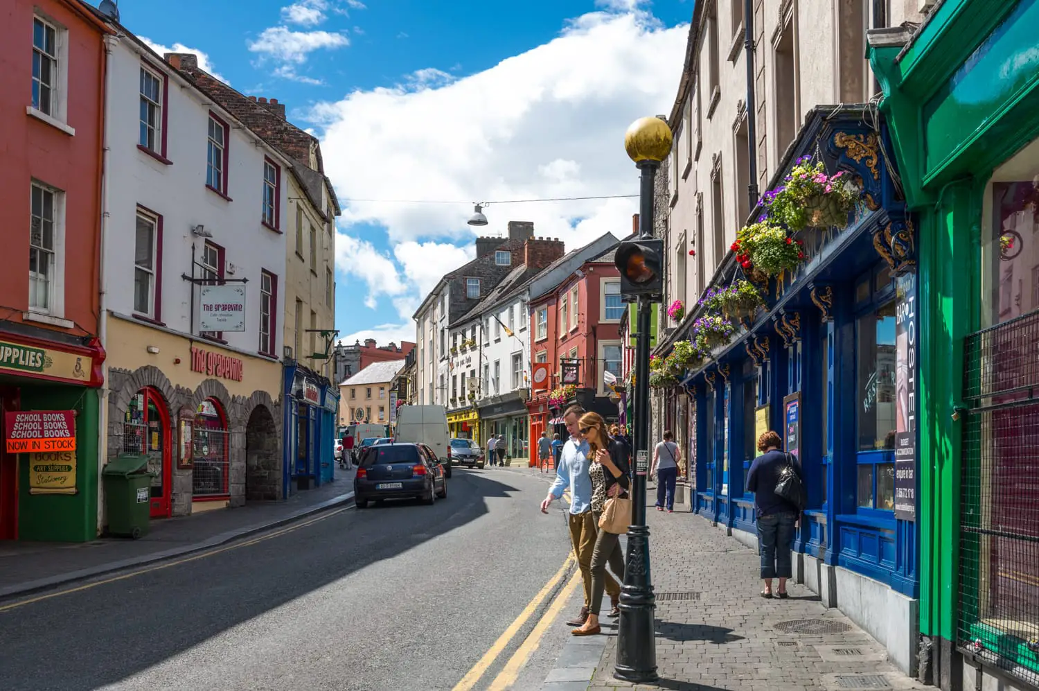 Kierans street in Kilkenn, Ireland