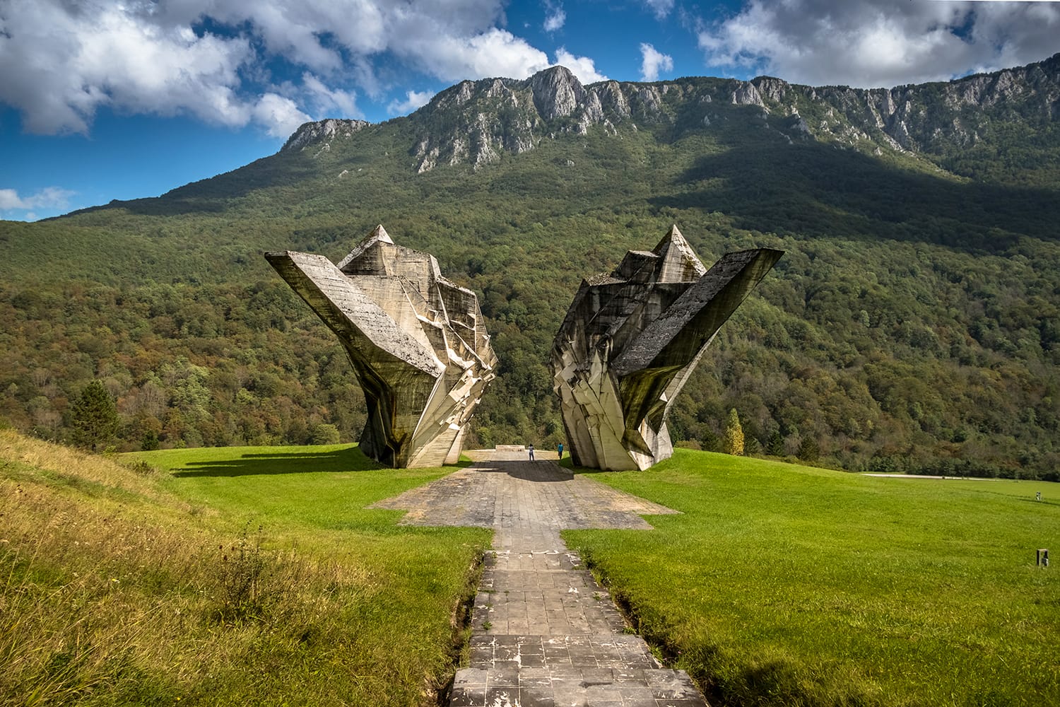 Tjentiste World War II monument,Sutjeska National Park, Bosnia and Herzegovina