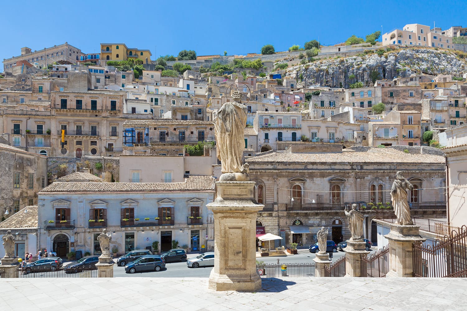 Modica (Sicily, Italy) - View of the ancient town