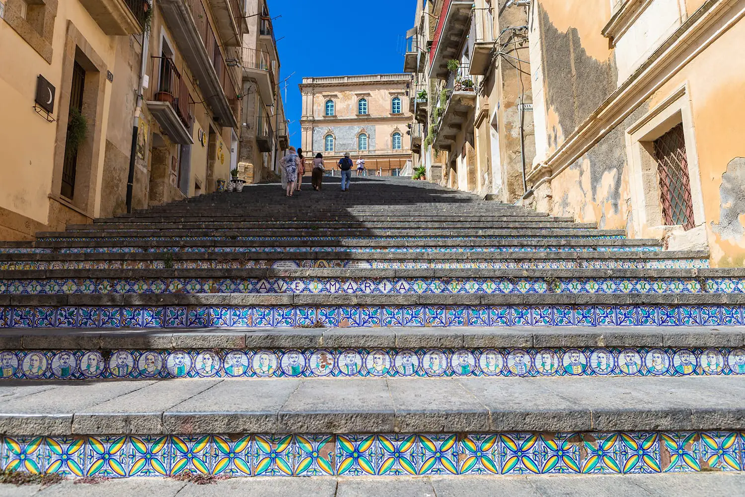 Staircase of Santa Maria del Monte. Caltagirone, Sicily, Italy.