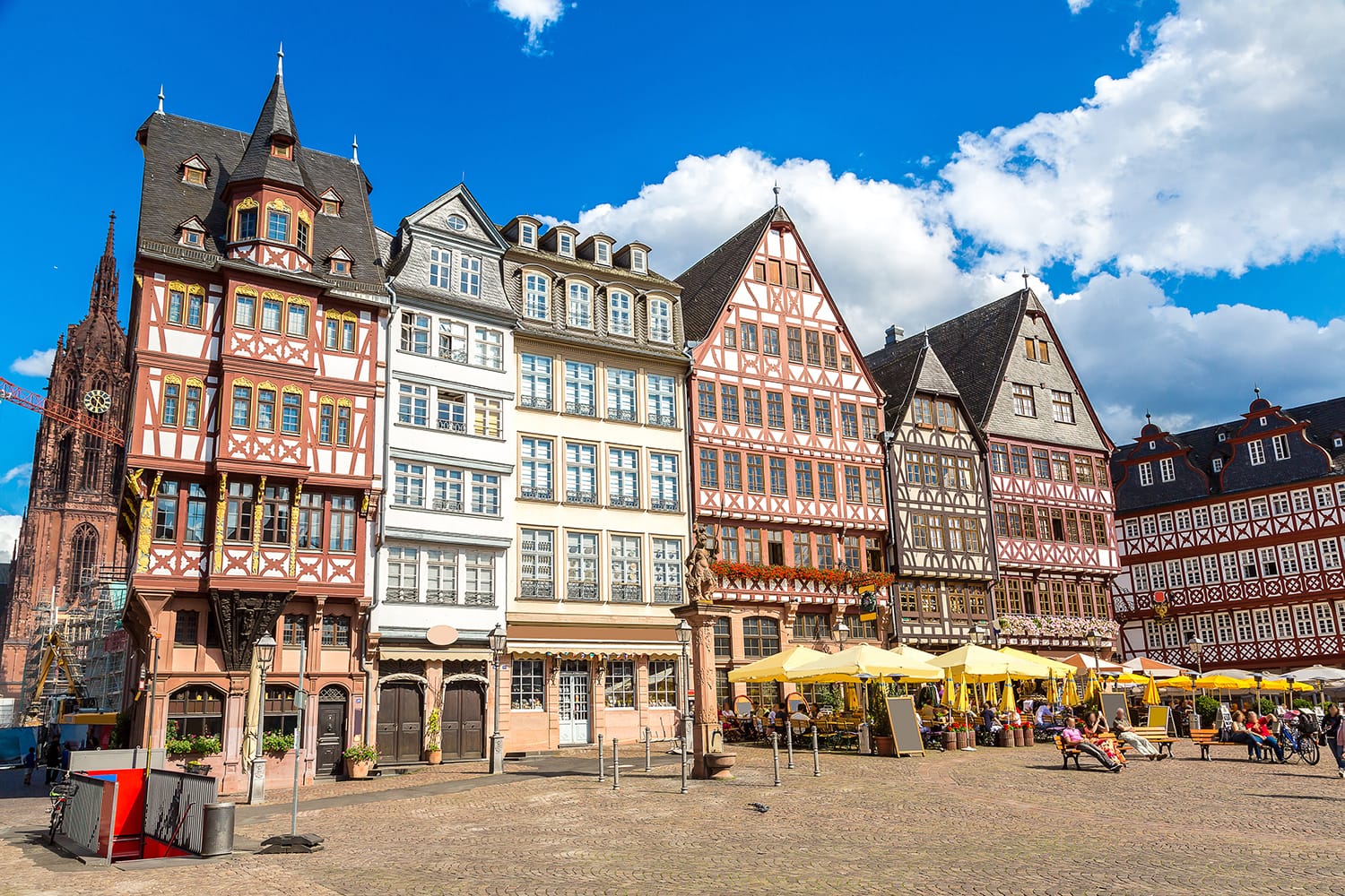 Old town in Frankfurt, Germany