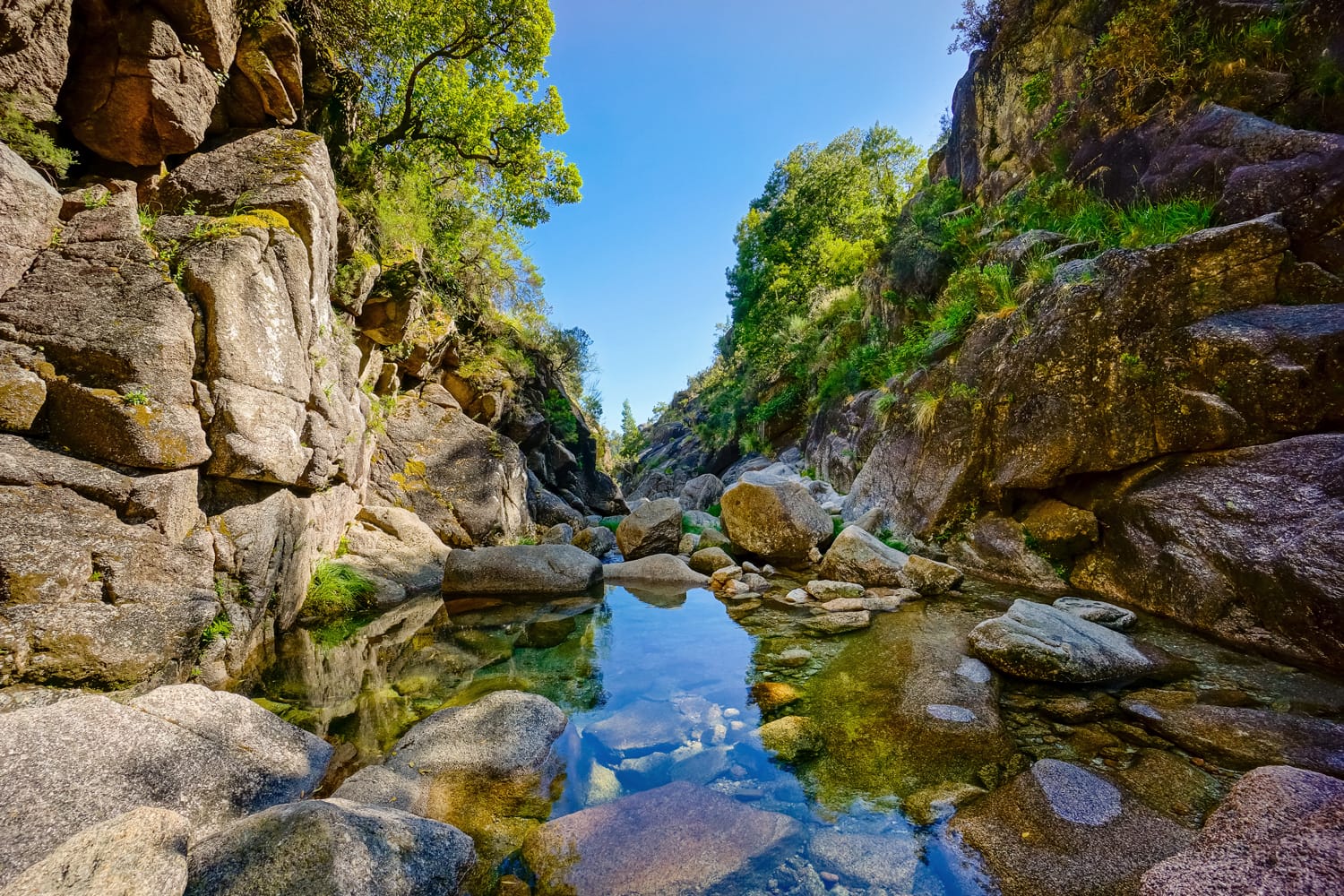Mountain creek in Peneda Geres National Park, Portugal