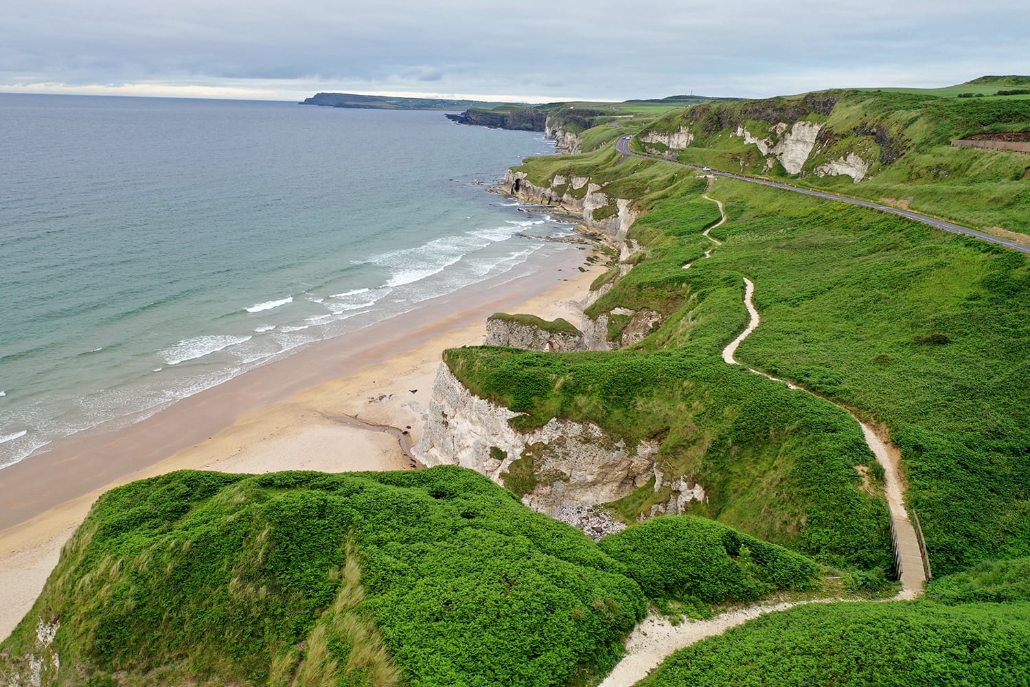 Παραλία Portrush και Whiterocks Βόρεια Ιρλανδία