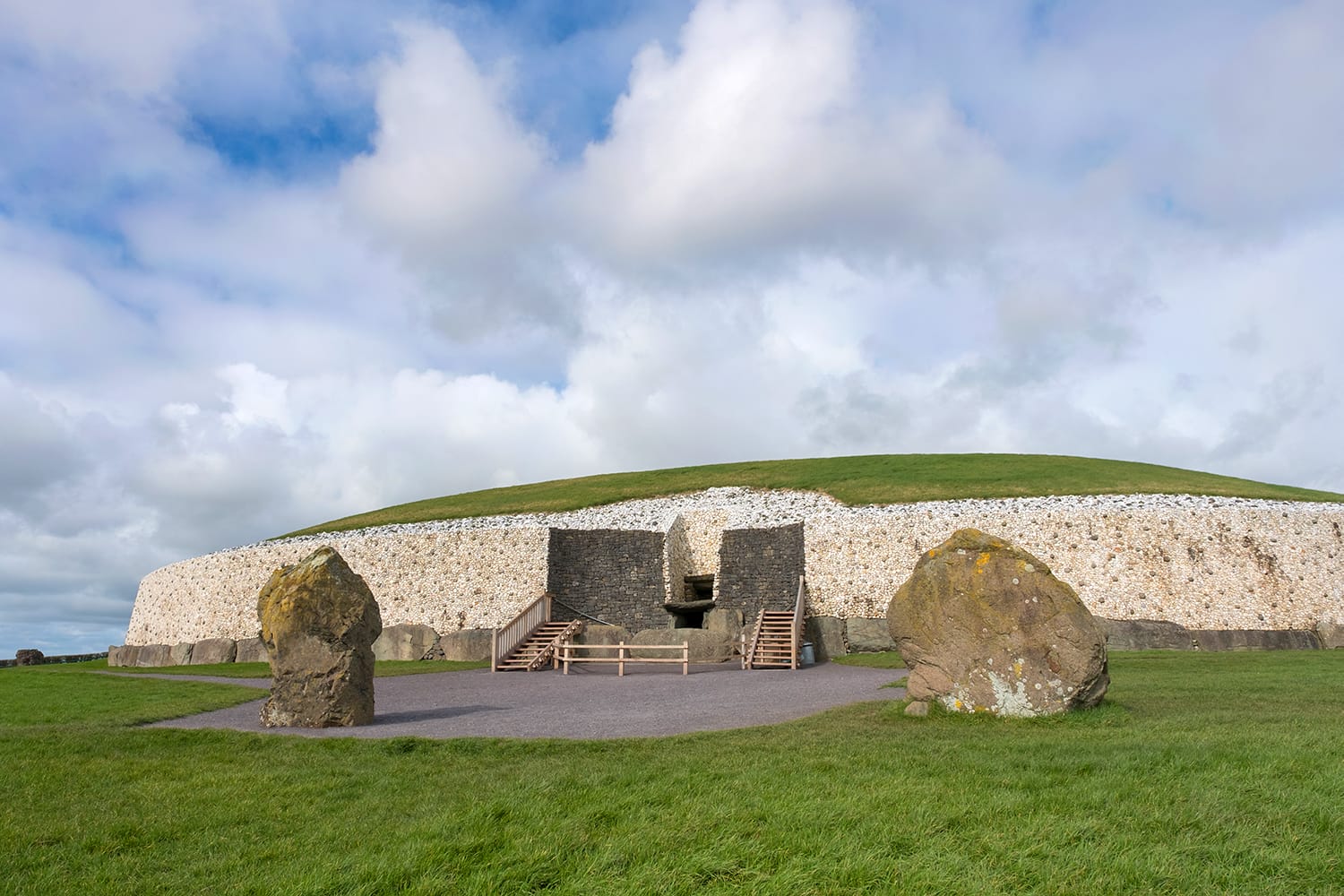 Newgrange Megalithic Passage Tomb in Ireland
