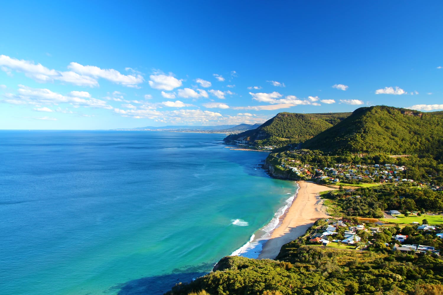 Illawarra coastline in Australia.