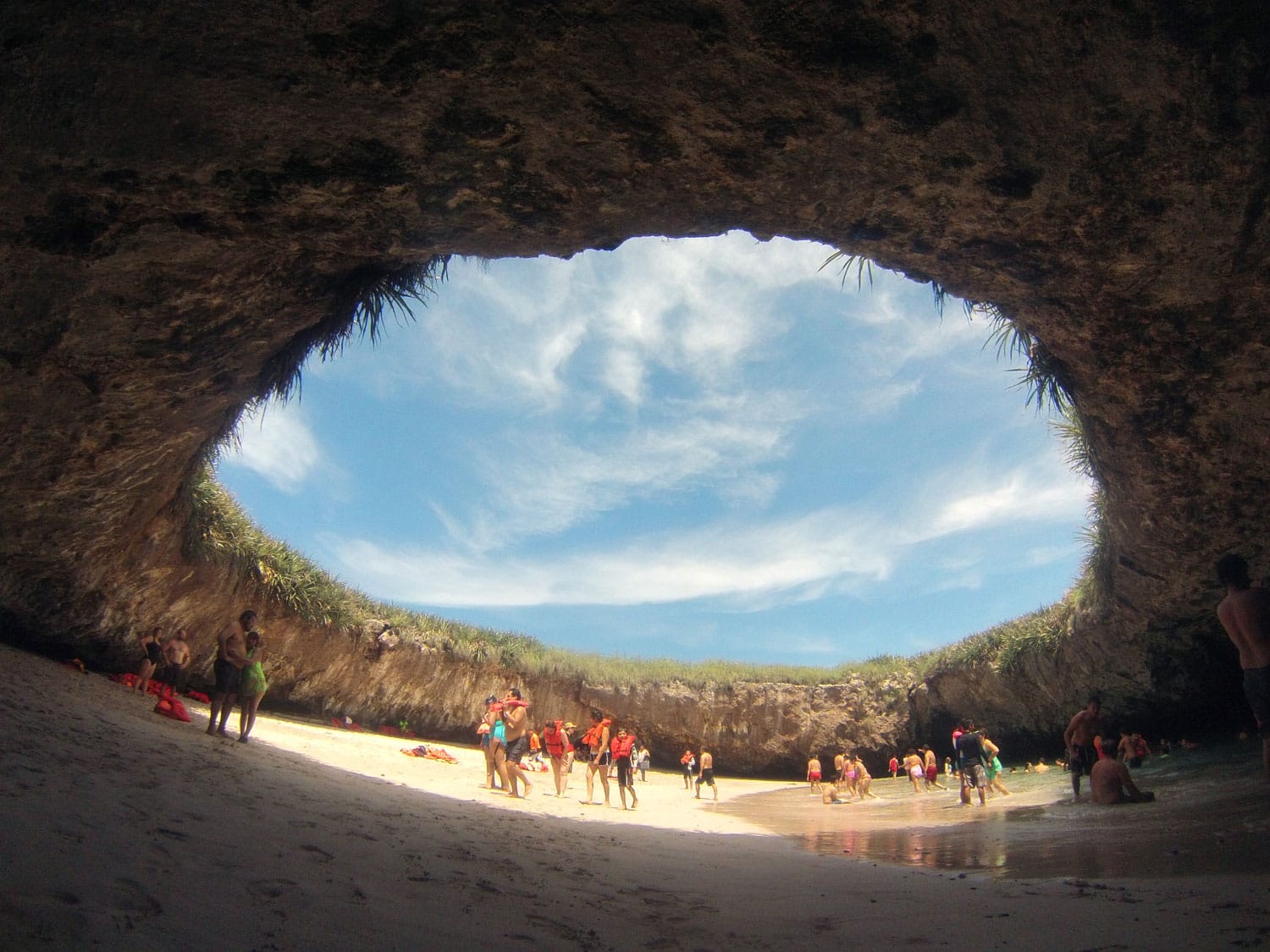 Hidden Beach in Mexico