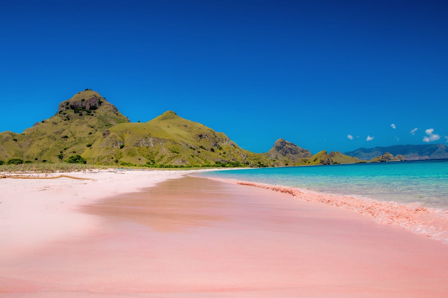 Pink Beach, Padar Island, Komodo Flores, Indonesia