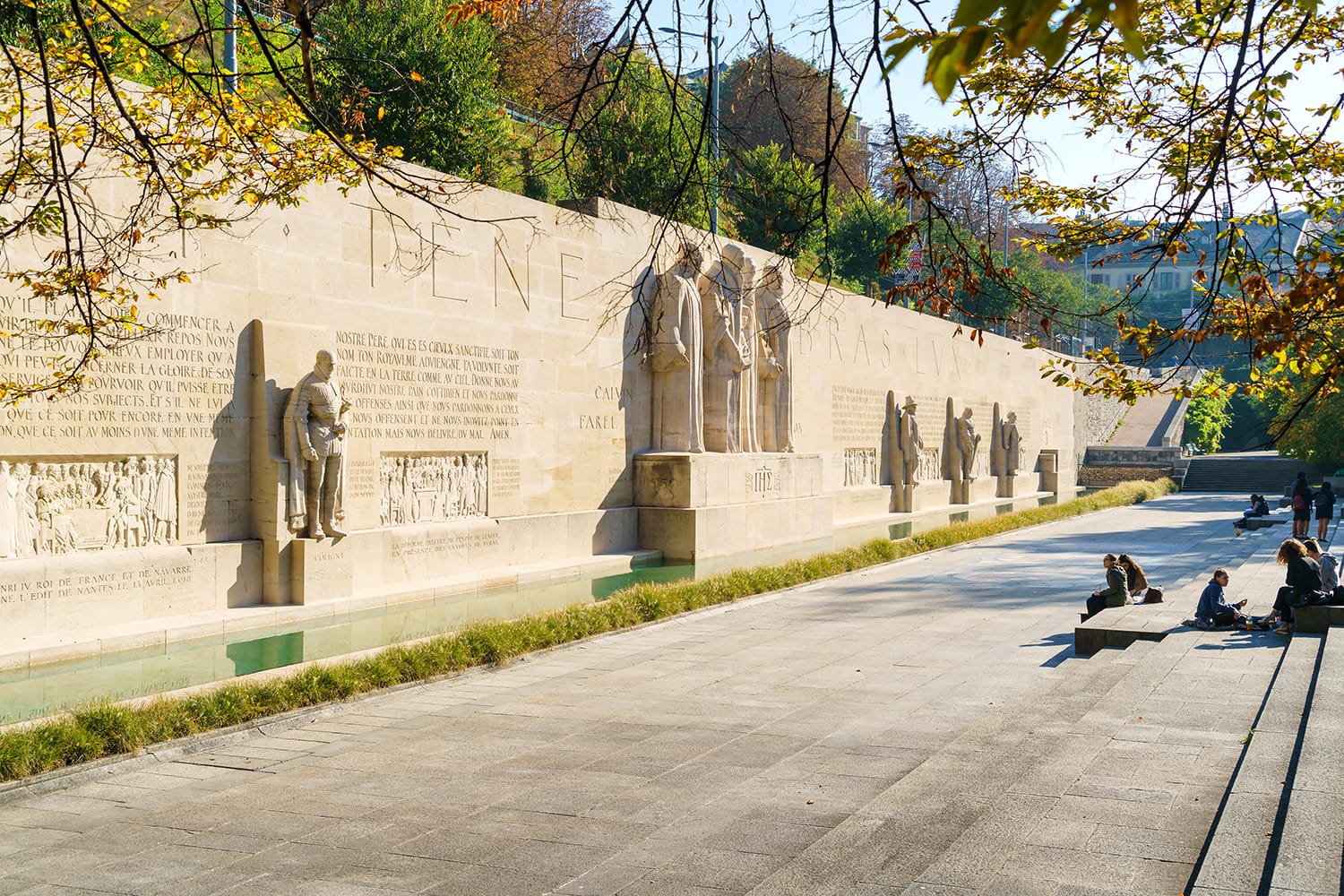 Το Διεθνές Μνημείο του Τείχους της Μεταρρύθμισης ή της Μεταρρύθμισης στη Γενεύη, Ελβετία