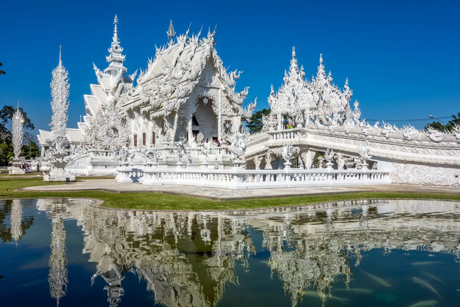 Λευκός ναός στο Τσιάνγκ Ράι, Ταϊλάνδη