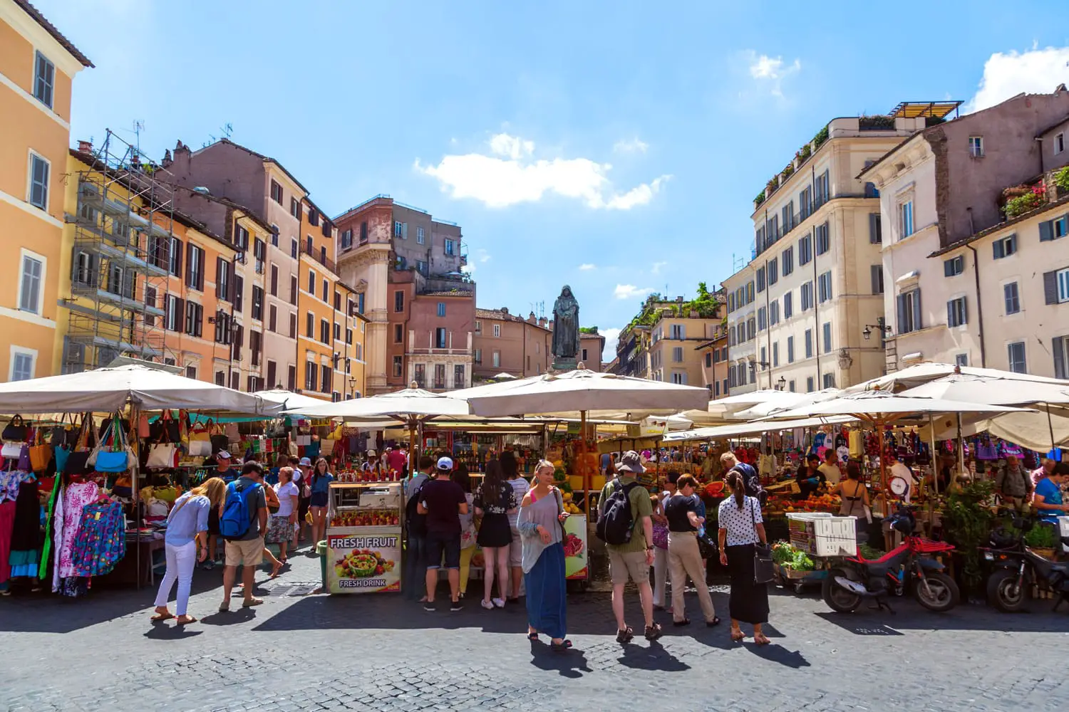 Αγορά Campo De Fiori στη Ρώμη, Ιταλία