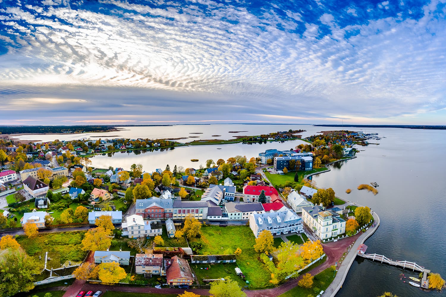 Εναέρια άποψη του Haapsalu, Εσθονία