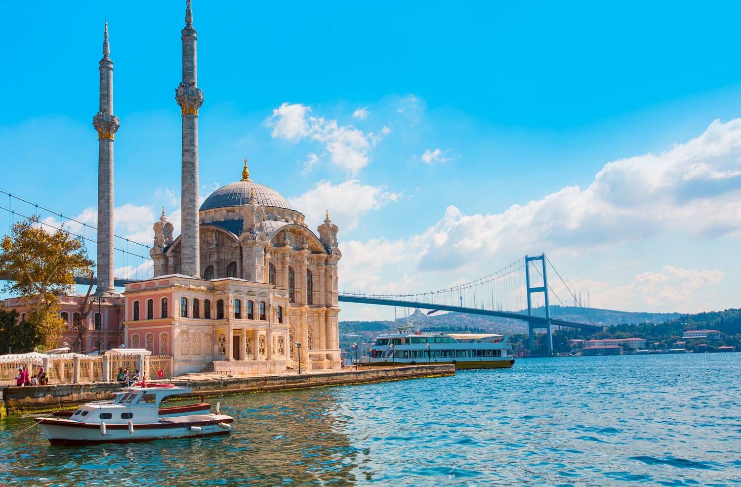 Τζαμί Ortakoy και γέφυρα του Βοσπόρου, Κωνσταντινούπολη, Τουρκία