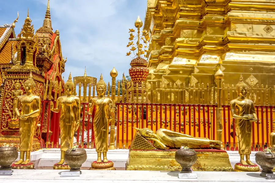 Ναός Doi Suthep στο Τσιάνγκ Μάι, Ταϊλάνδη