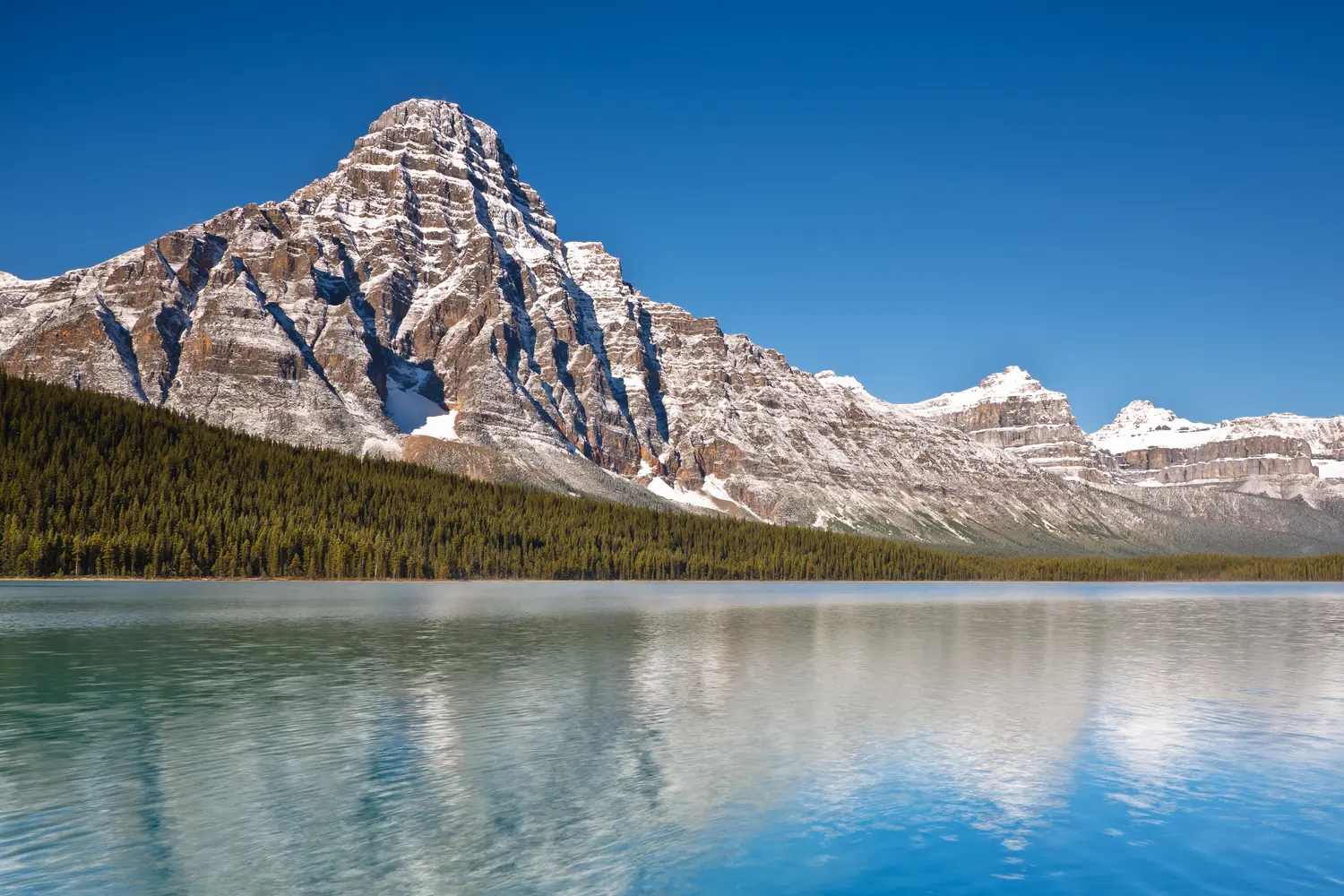 Όρος Chephren και λίμνες υδρόβιων πτηνών, Καναδάς